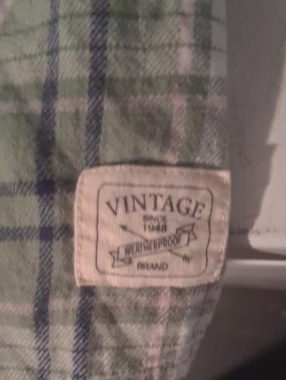 Weatherproof Green Plaid Button Up Shirt Casual Cotton Short Sleeve Size L - Picture 3 of 8